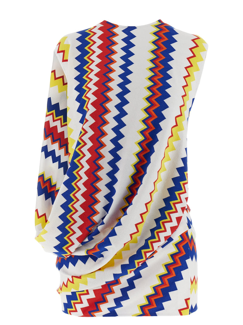 Missoni Multicolor Viscose Shirt - Stylish Peplum Design