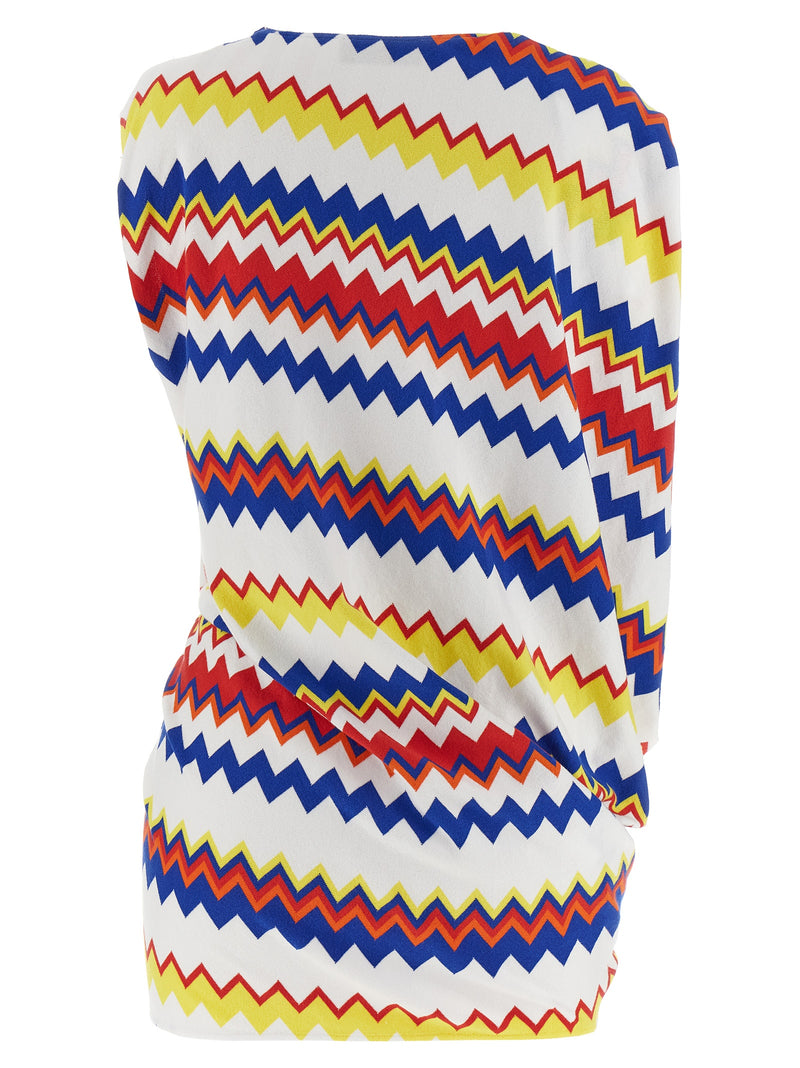 Missoni Multicolor Viscose Shirt - Stylish Peplum Design