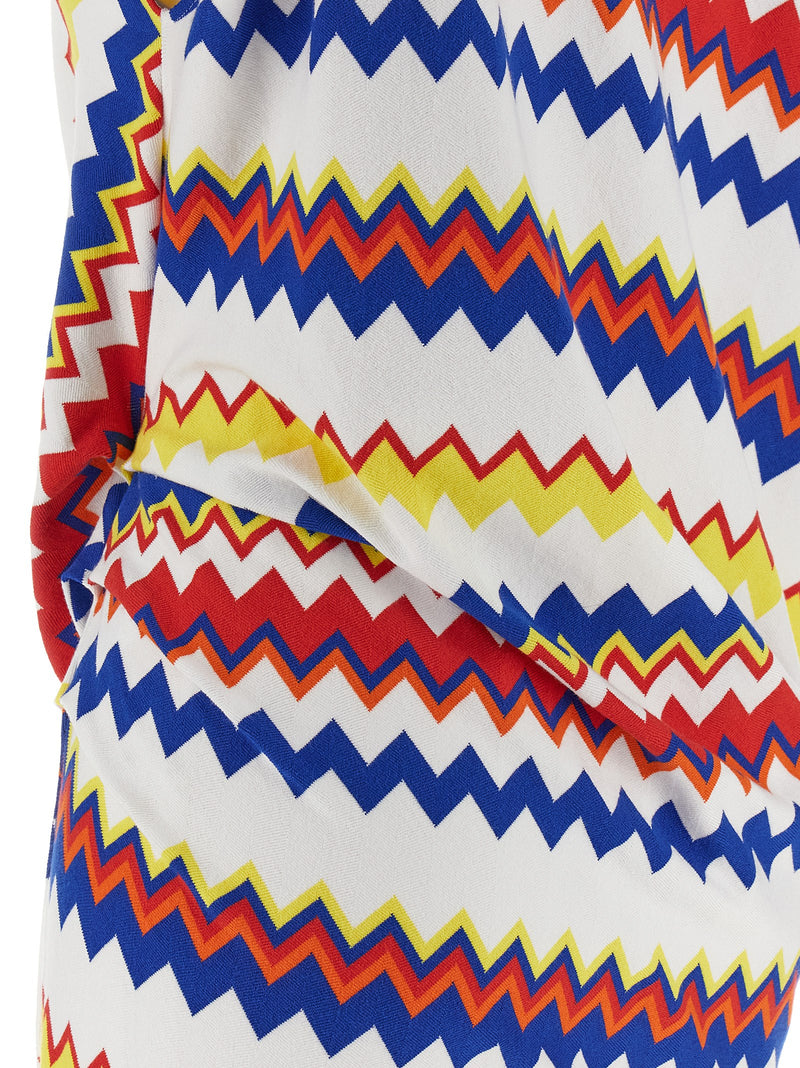Missoni Multicolor Viscose Shirt - Stylish Peplum Design