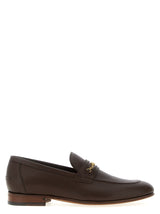 Valentino Garavani Brown Goatskin Slip-On Loafers