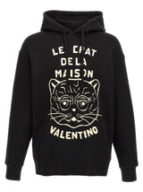 Valentino Garavani Black Cotton Sweatshirt