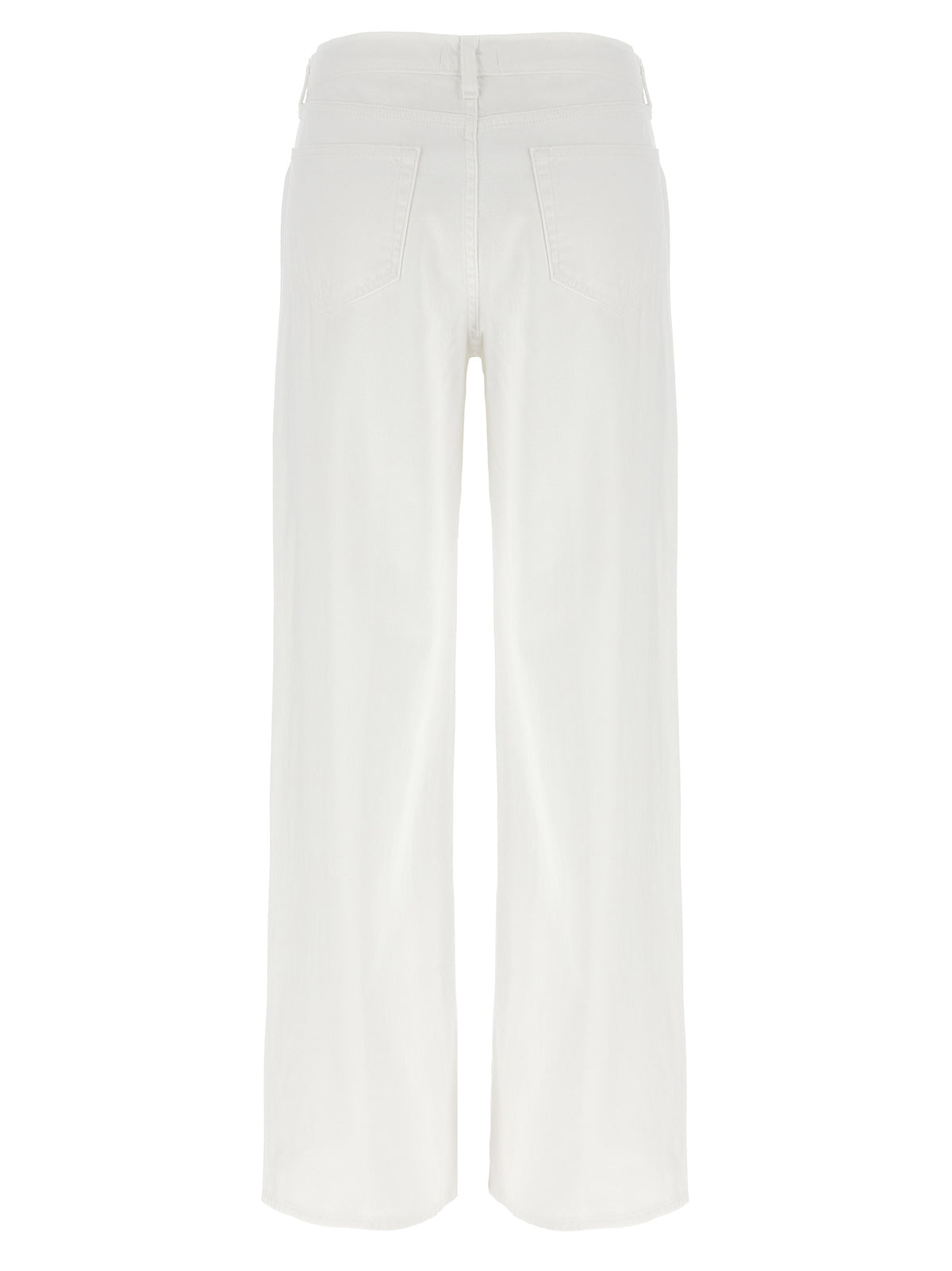 L'Agence White Cotton High-Waisted Jean - Alicent Model