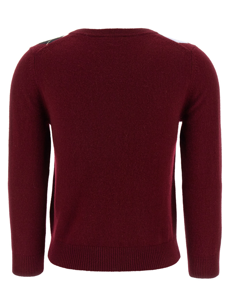 Ganni Bordeaux Merino Wool Cardigan - Luxurious Layering Piece