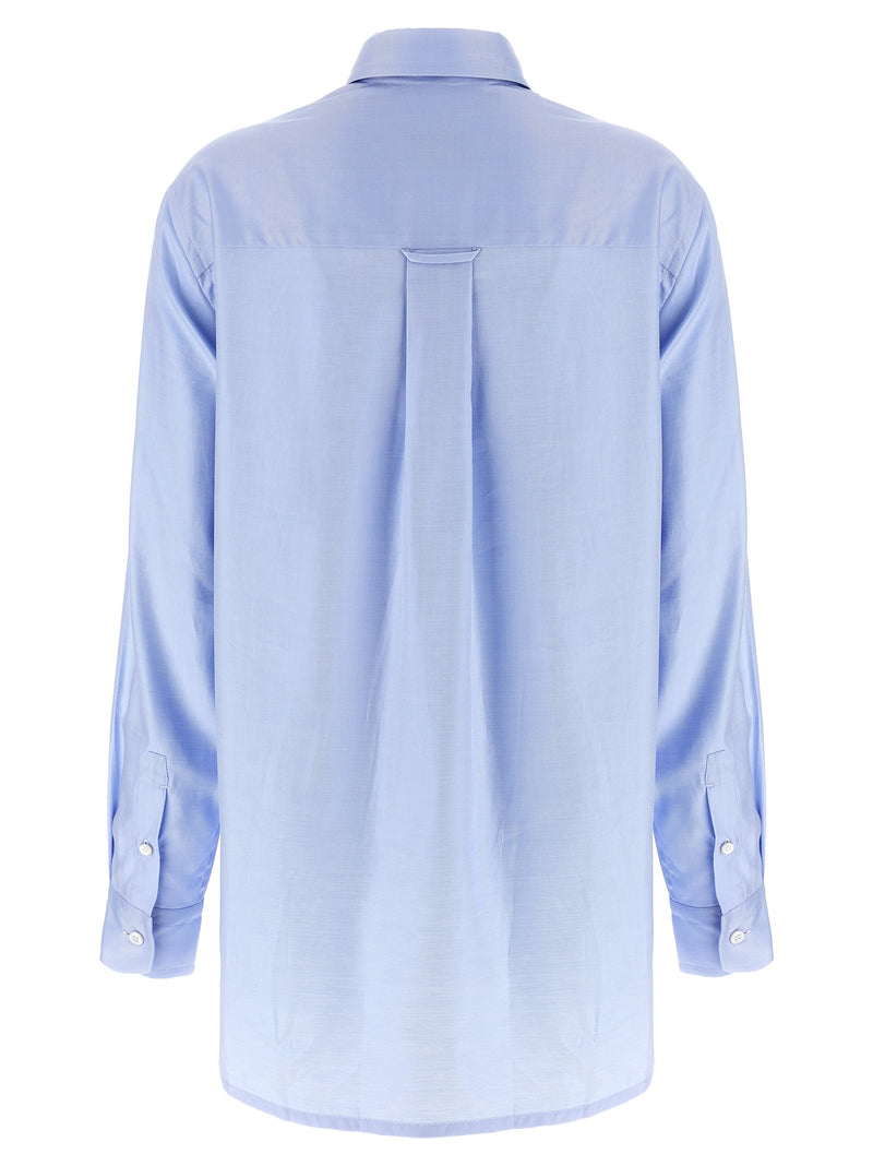Brioni Blue Cotton Blouse