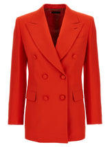 Brioni Red Wool Blazer