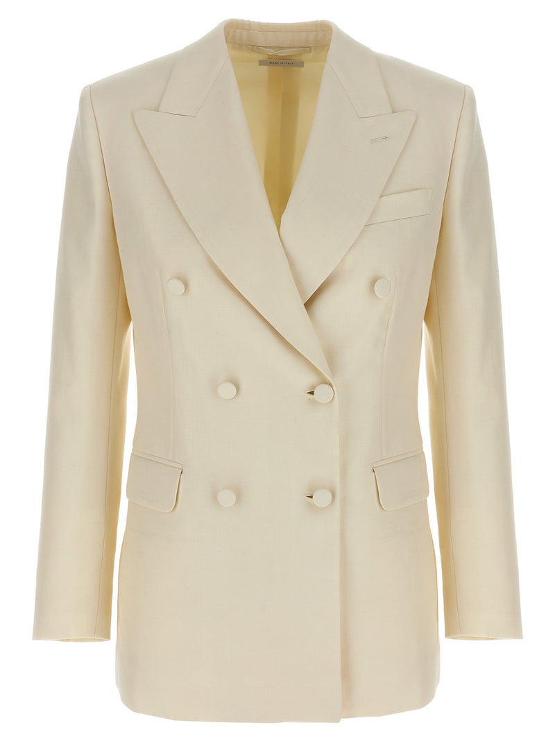 Brioni Flavia White Wool Blazer for Women