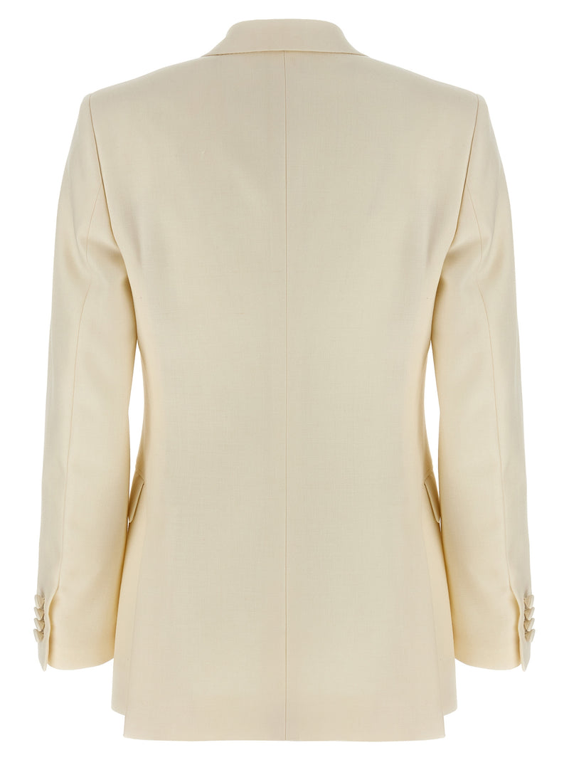 Brioni Flavia White Wool Blazer for Women