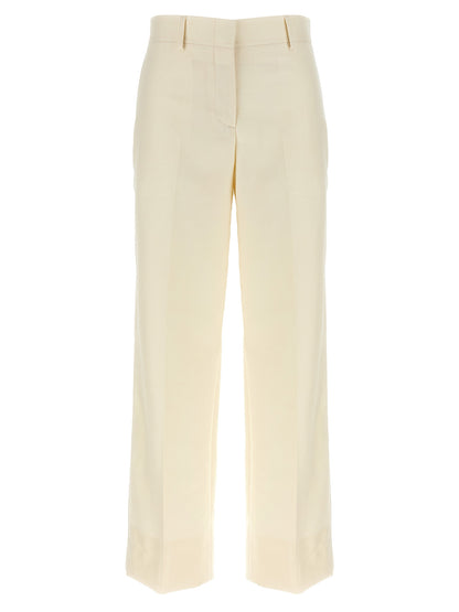 Brioni White Wool Dress Pants