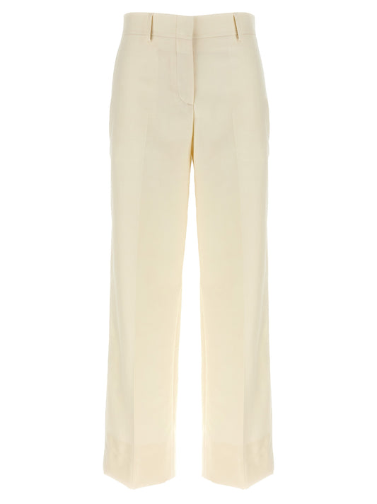 Brioni White Wool Dress Pants