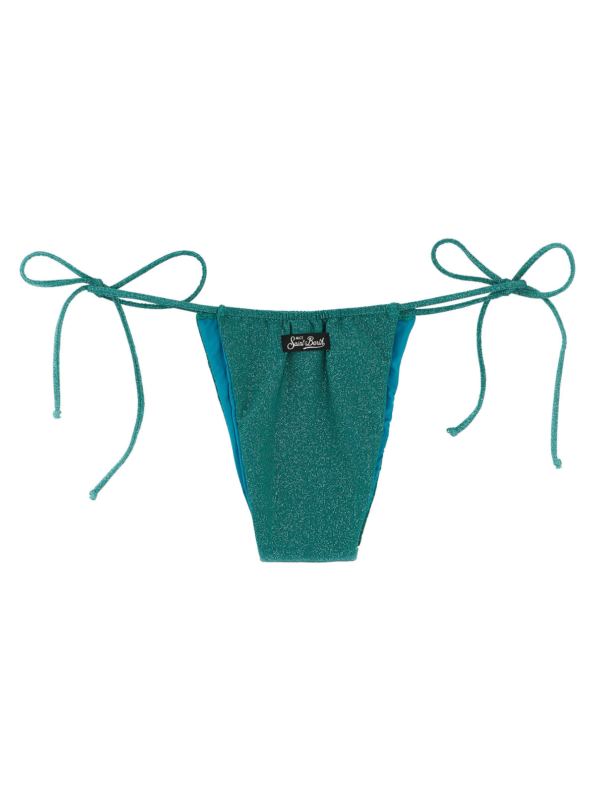 Slip de bain bicolore en viscose MC2 Saint Barth