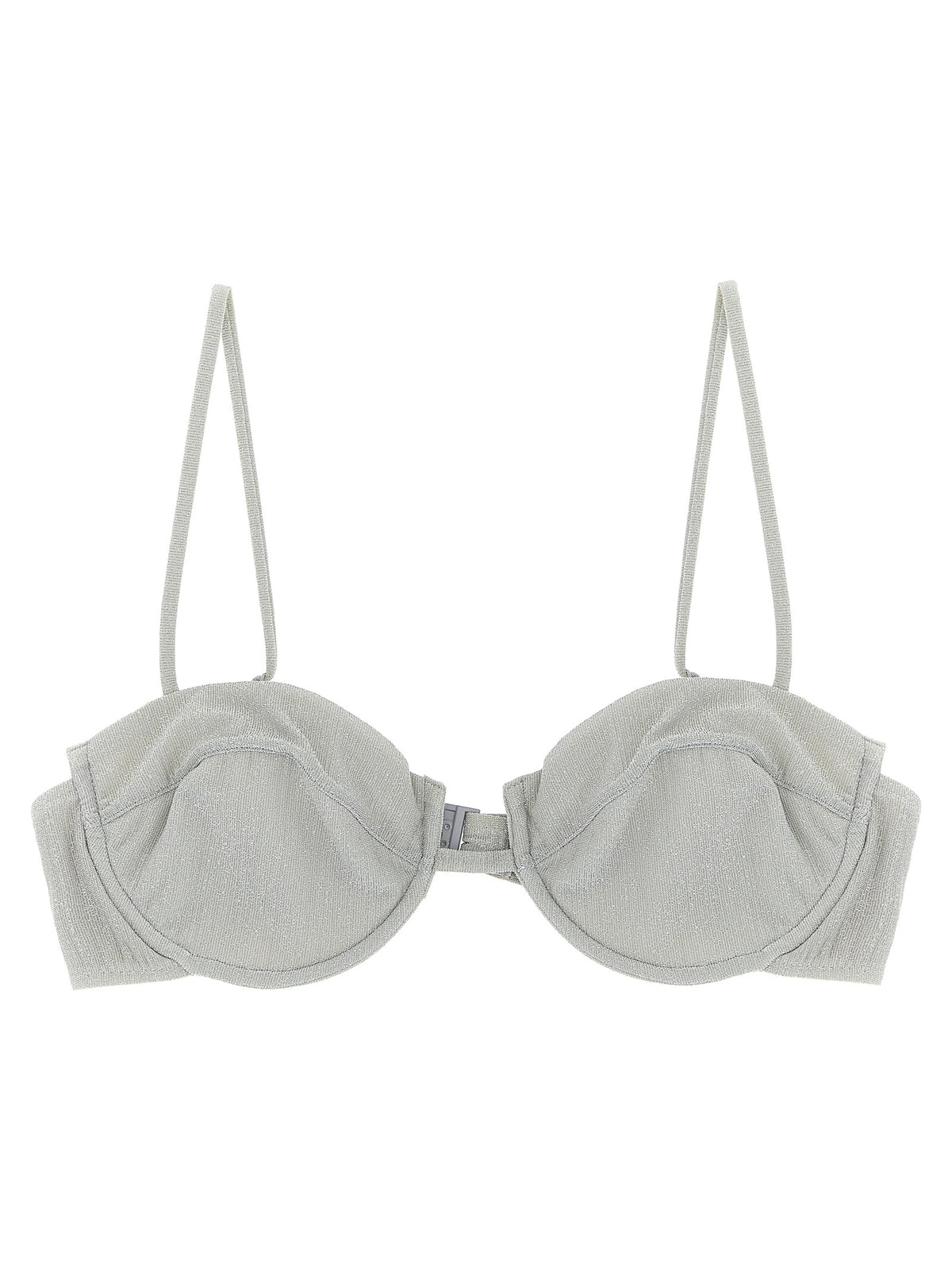 MC2 Saint Barth Silver Viscose Bikini - Salina Bralette Top