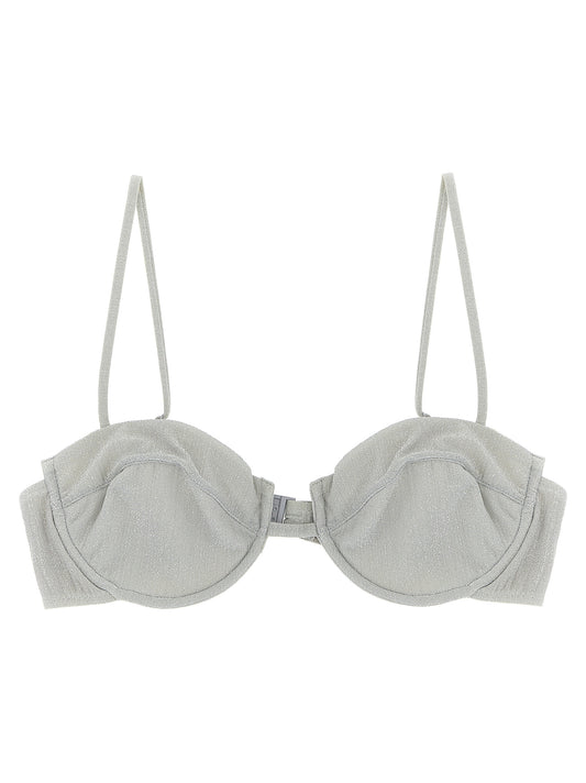 MC2 Saint Barth Salina Silver Viscose Bikini