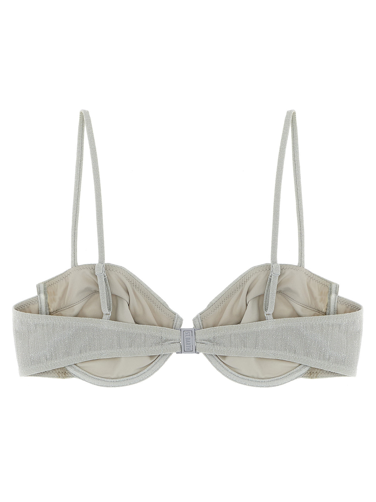 MC2 Saint Barth Silver Viscose Bikini - Salina Bralette Top