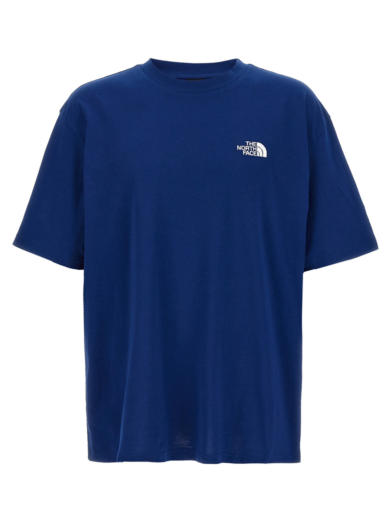T-shirt en coton bleu The North Face