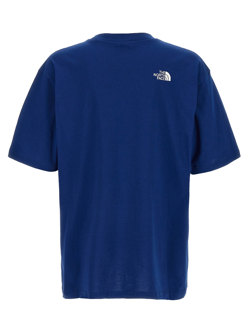 T-shirt en coton bleu The North Face