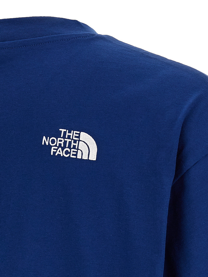 T-shirt en coton bleu The North Face
