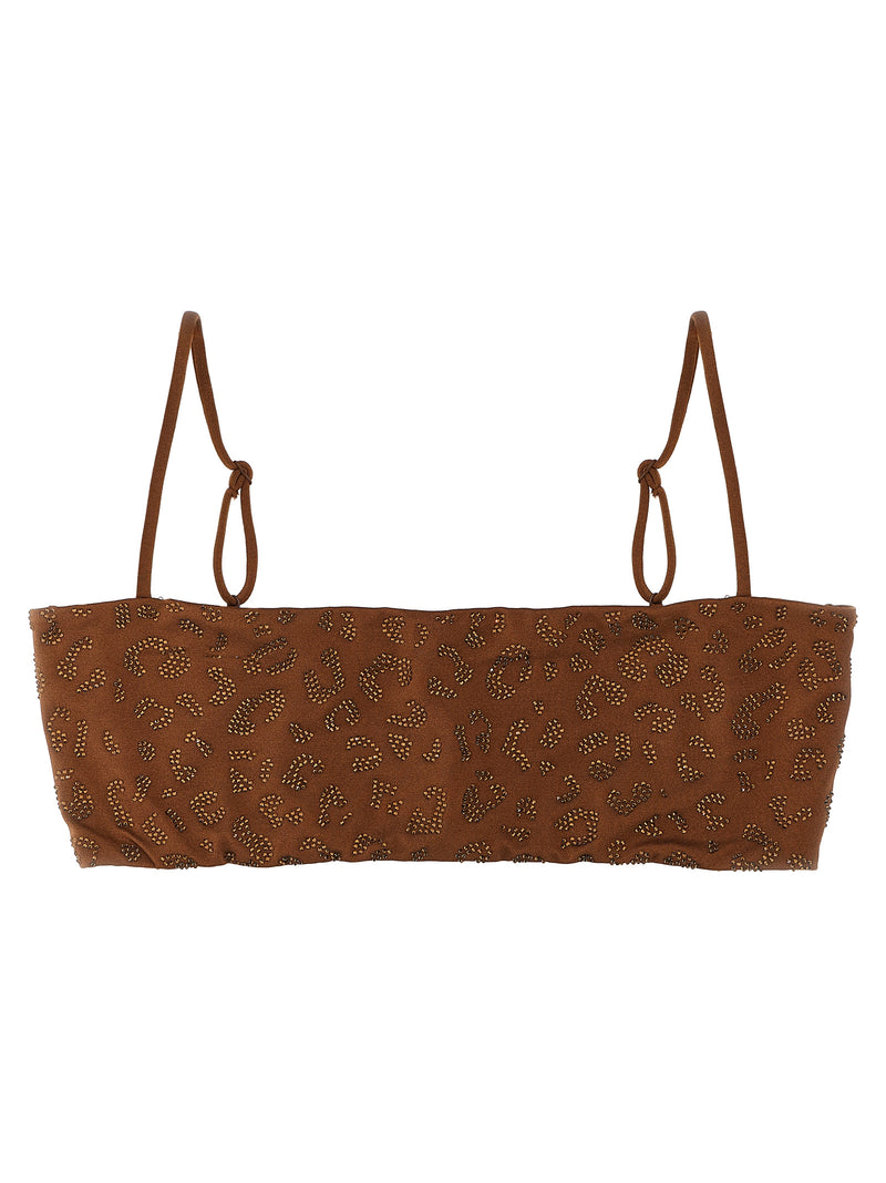 MC2 Saint Barth Bikini en Polyester Marron