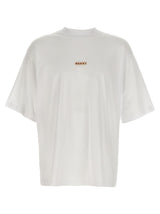 Marni White Cotton T-Shirt for Men