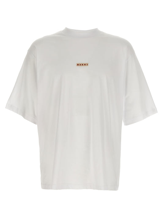 Marni White Cotton T-Shirt for Men