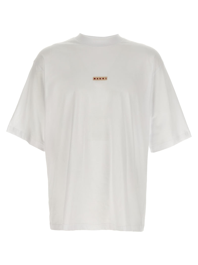 Marni White Cotton T-Shirt for Men