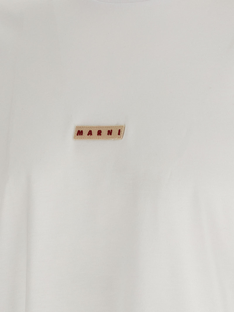 Marni White Cotton T-Shirt for Men