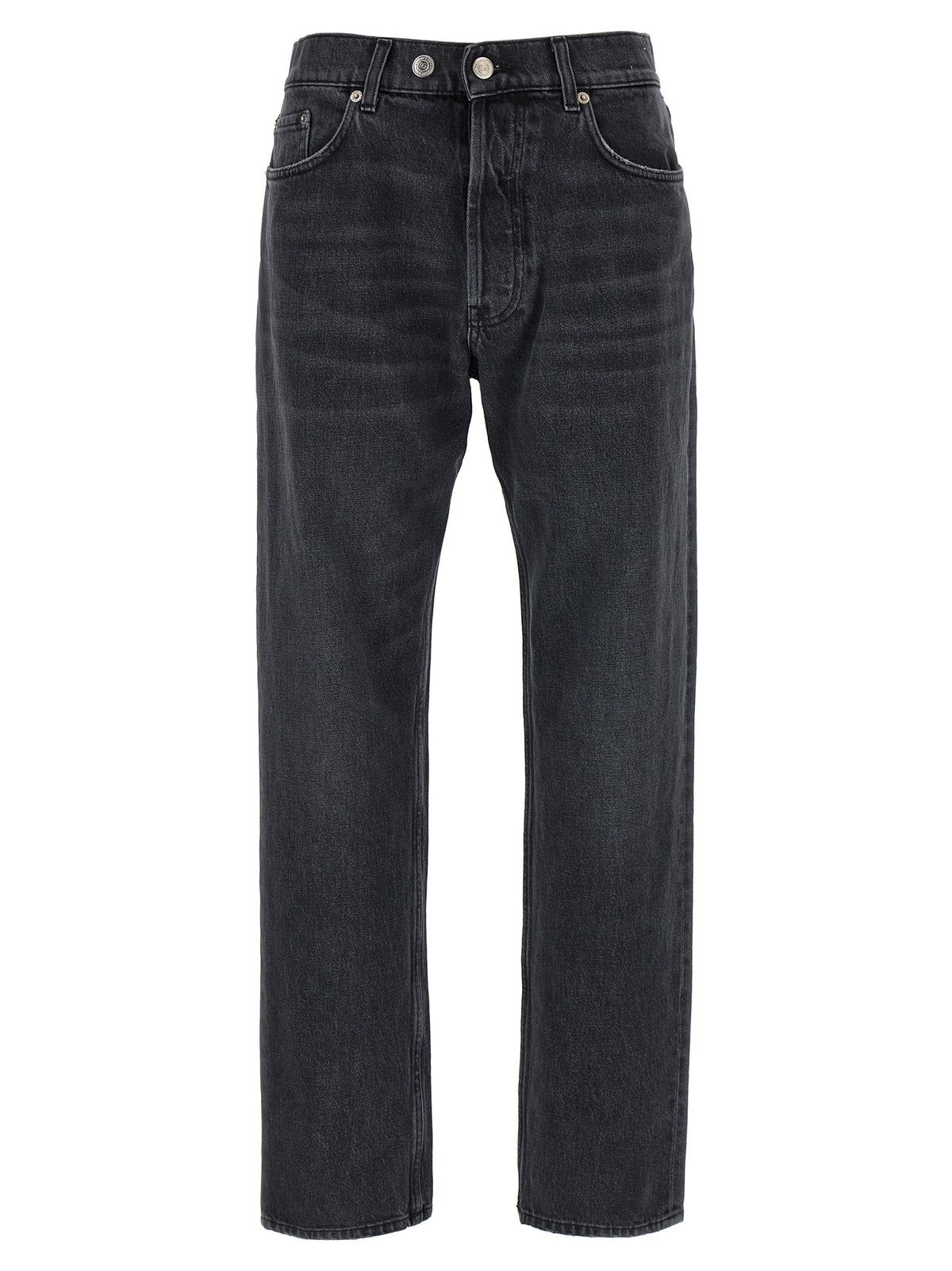 Department 5 Gray Cotton Straight-Leg Jeans