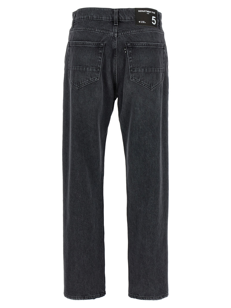 Department 5 Gray Cotton Straight-Leg Jeans