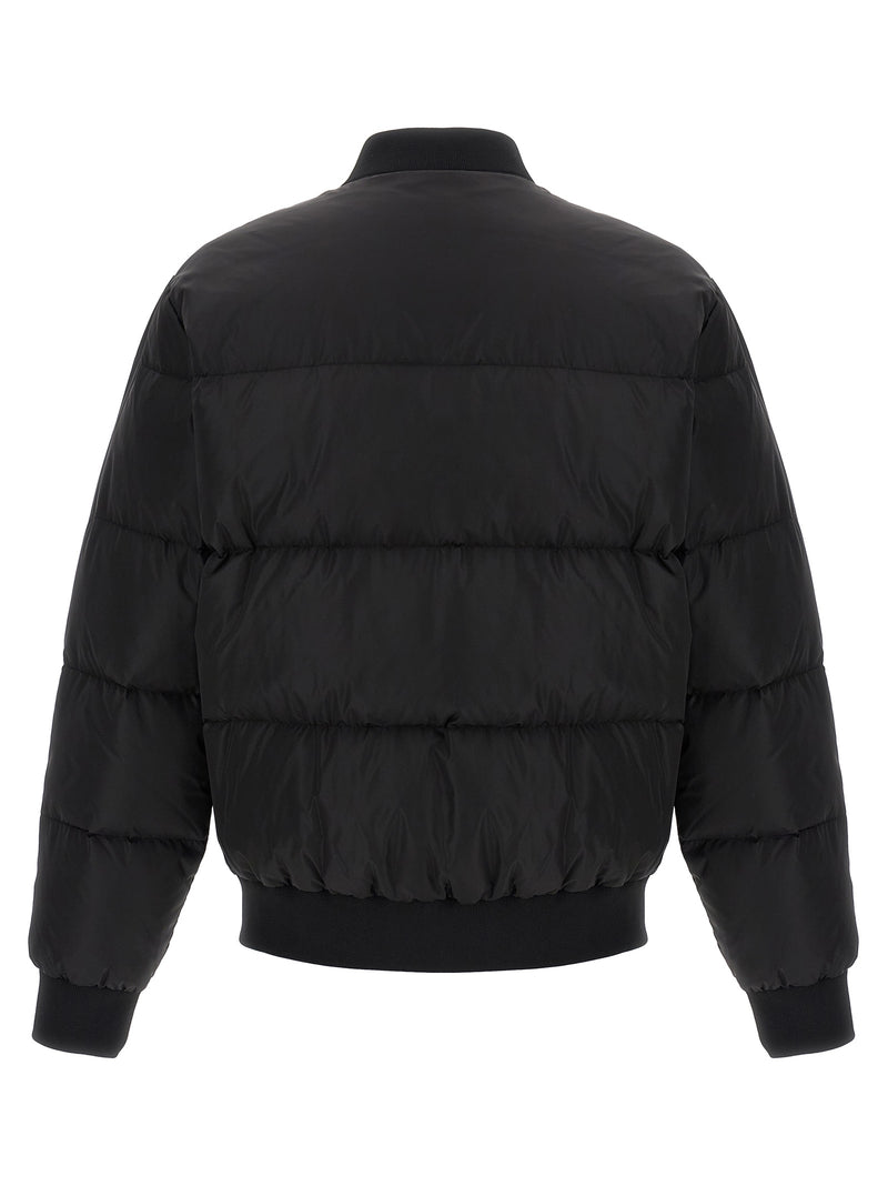 Dsquared² Black Polyamide Bomber Jacket for Men