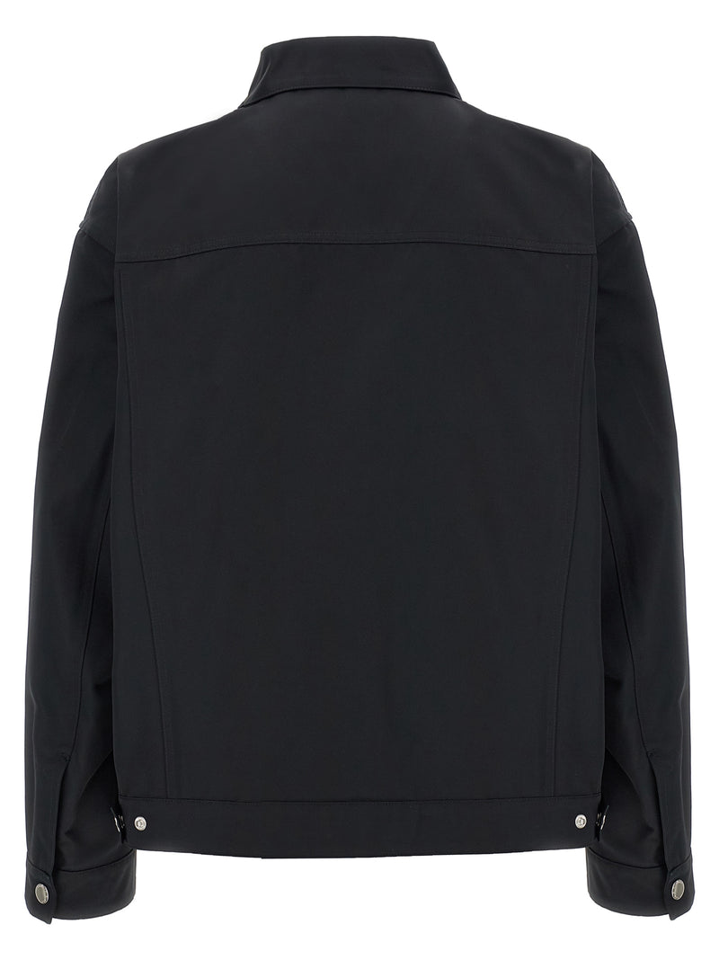 Dsquared² Black Polyester Full-Length Jacket