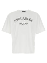 Dsquared² White Cotton T-Shirt for Men