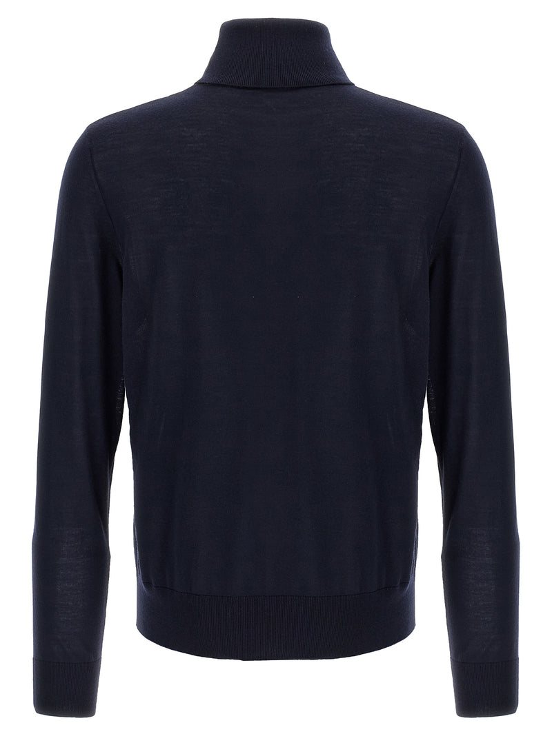Dsquared² Blue Virgin Wool Cardigan for Men