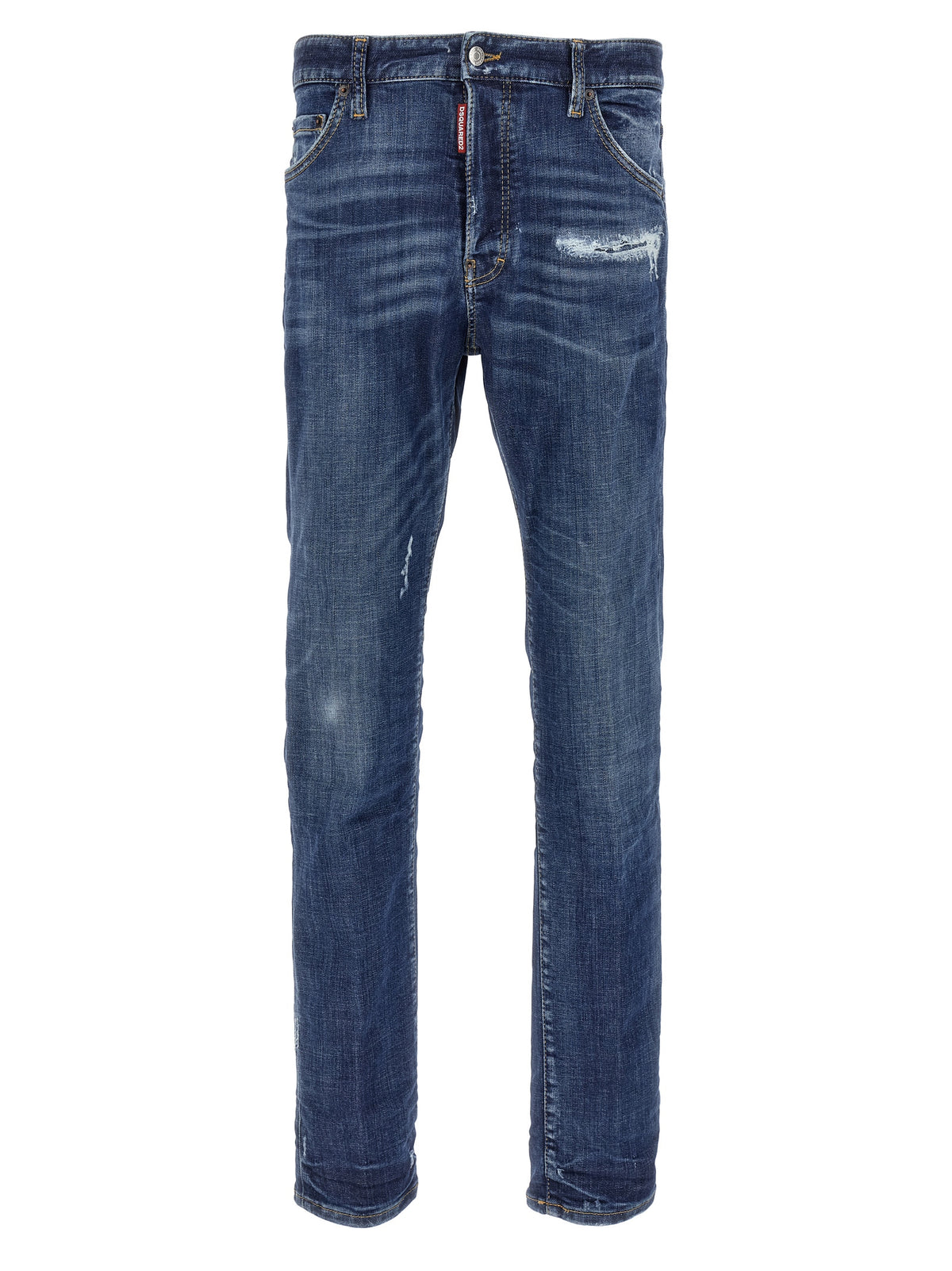 Jean slim Dsquared² en coton bleu