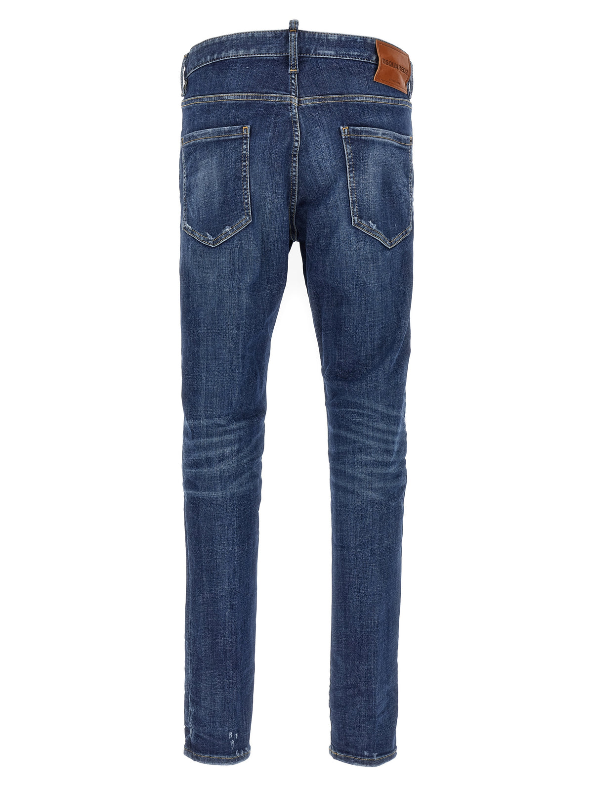 Jean slim Dsquared² en coton bleu