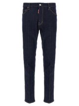 Dsquared² Blue Cotton Slim Fit Jeans for Men