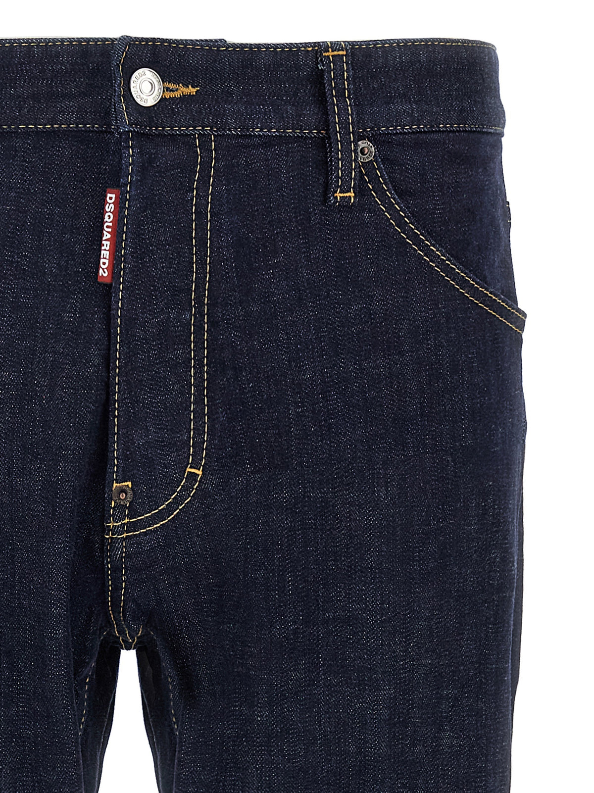 Dsquared² Blue Cotton Slim Fit Jeans for Men