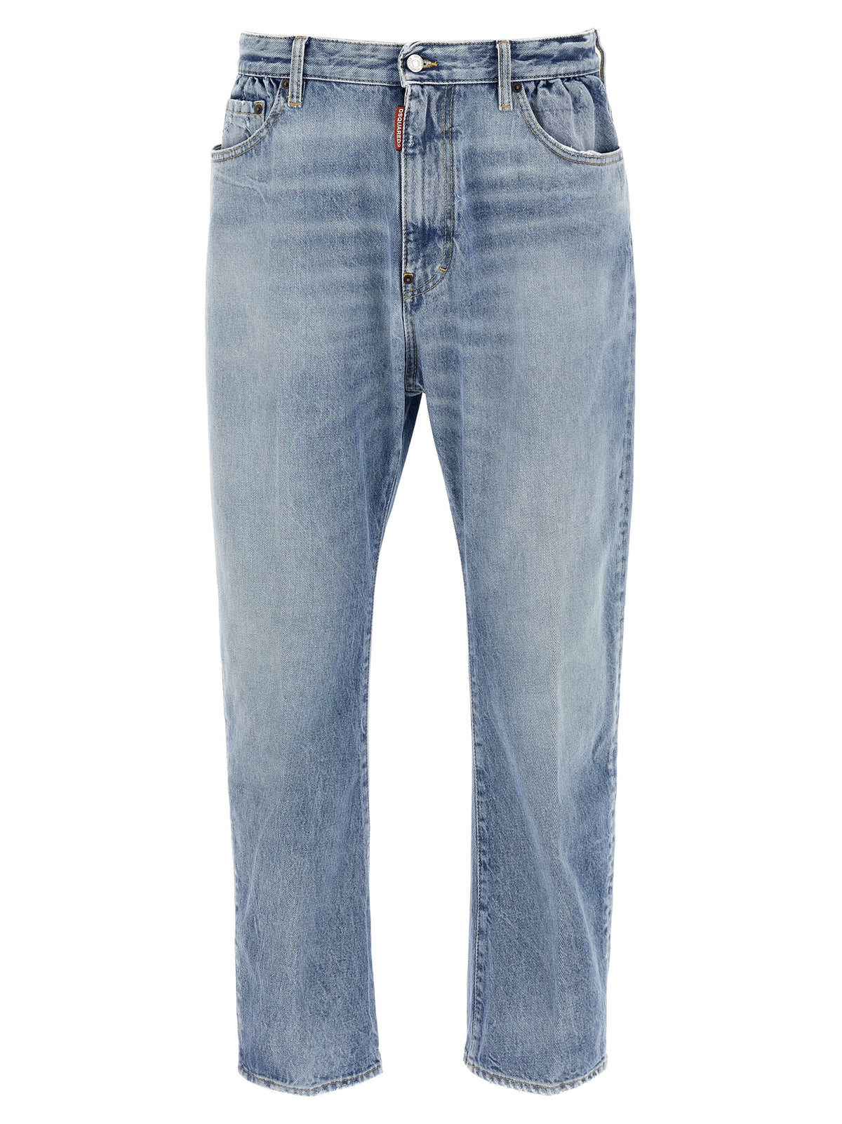 Jean Dsquared² bleu en coton coupe décontractée