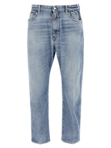 Jean Dsquared² bleu en coton coupe décontractée