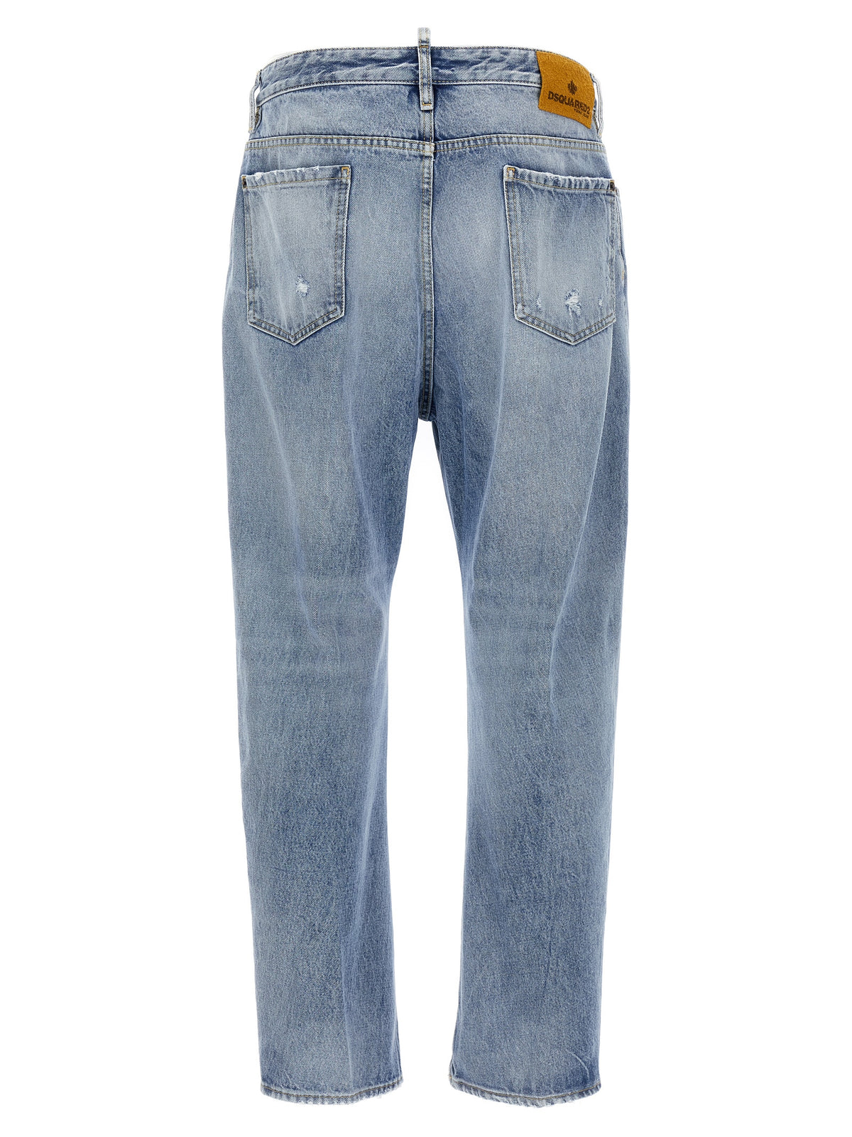 Jean Dsquared² bleu en coton coupe décontractée