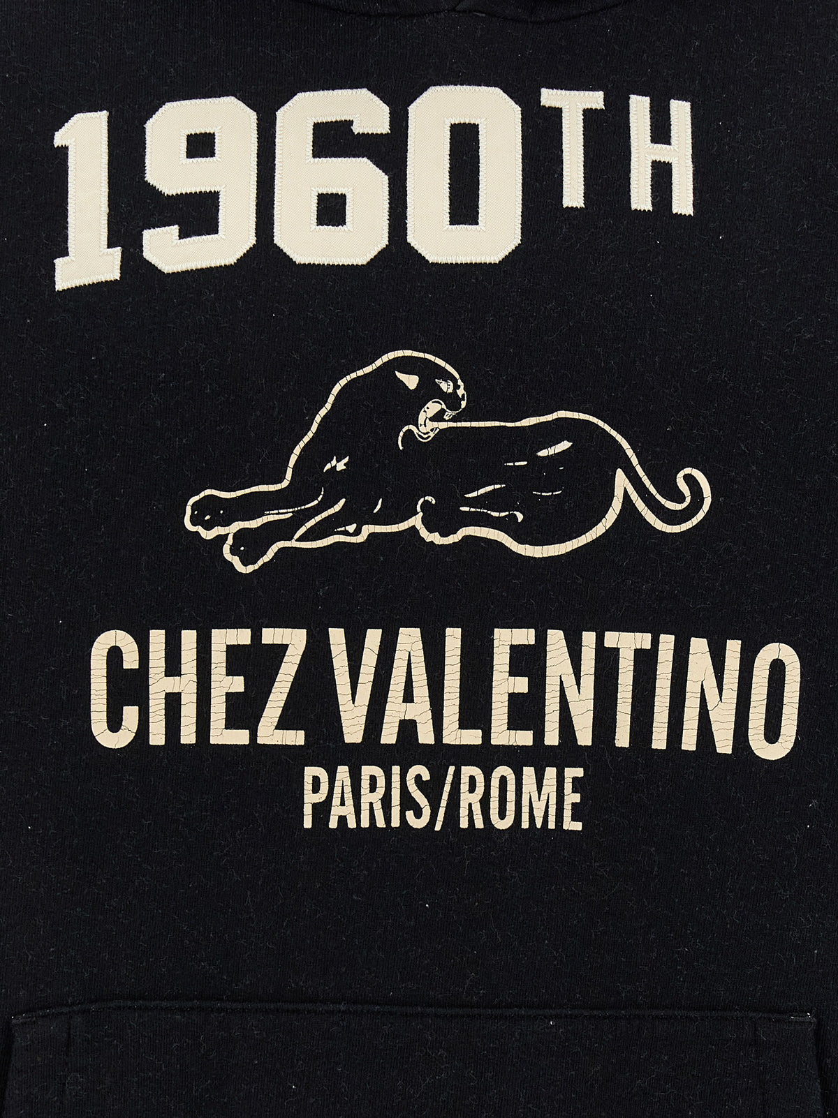 Valentino Garavani Black Cotton Sweatshirt