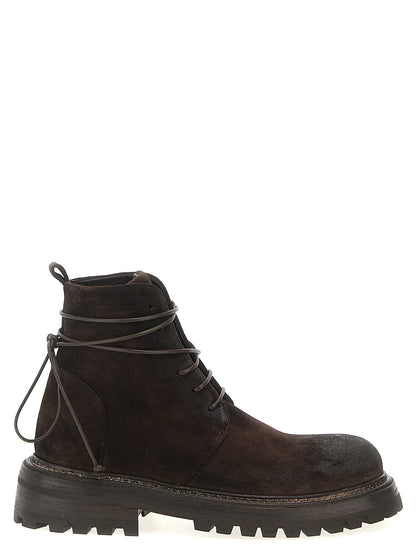 Marsell Brown Cotton Chelsea Boots