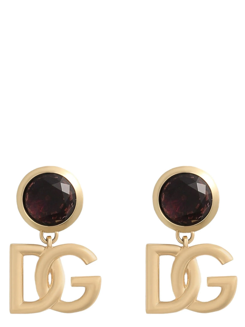 Boucles d'oreilles en laiton doré Dolce & Gabbana ‘Pop’