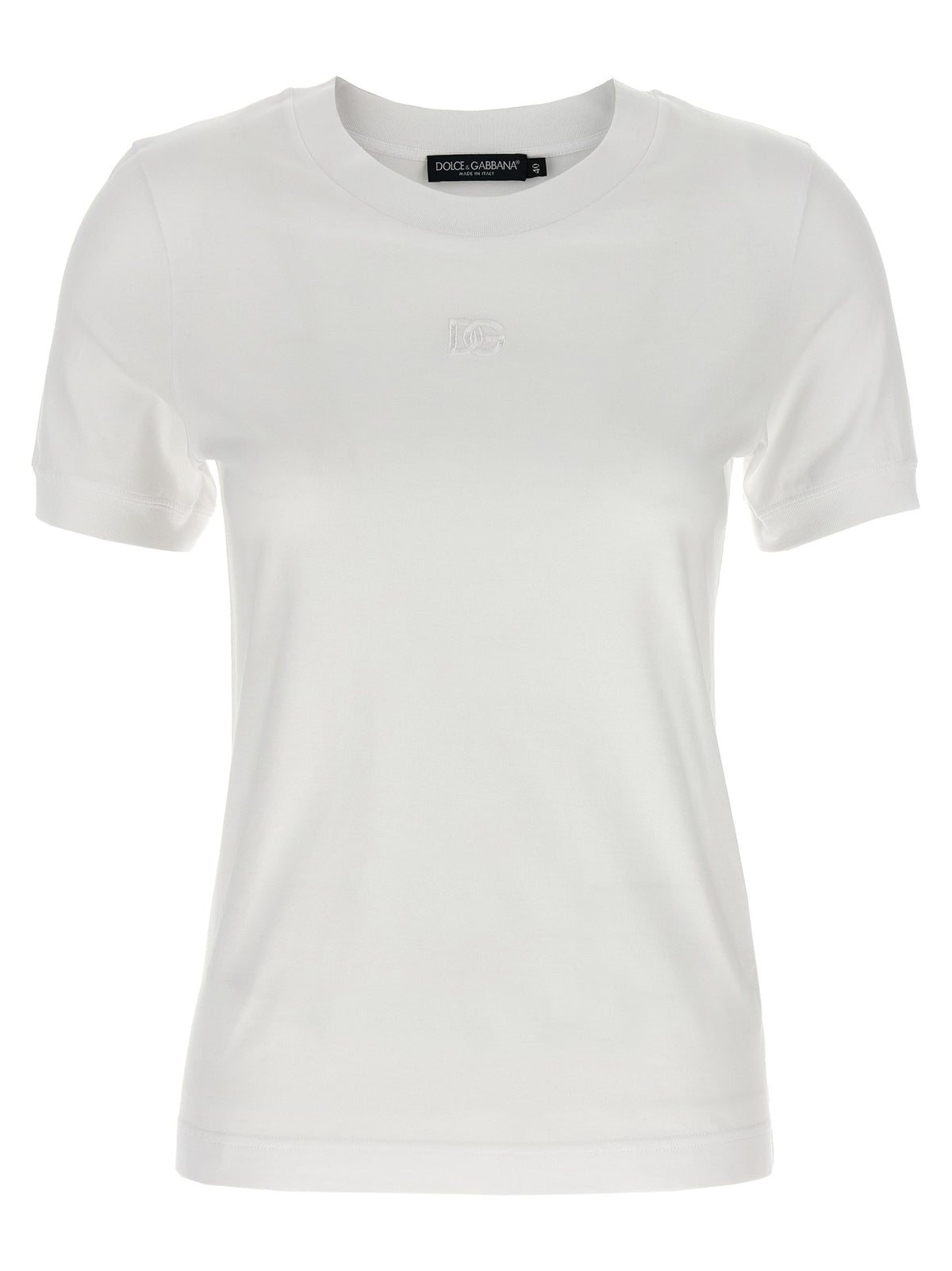 T-shirt en coton blanc Dolce &amp; Gabbana