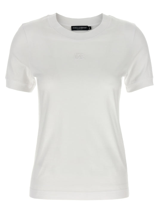 T-shirt en coton blanc Dolce &amp; Gabbana