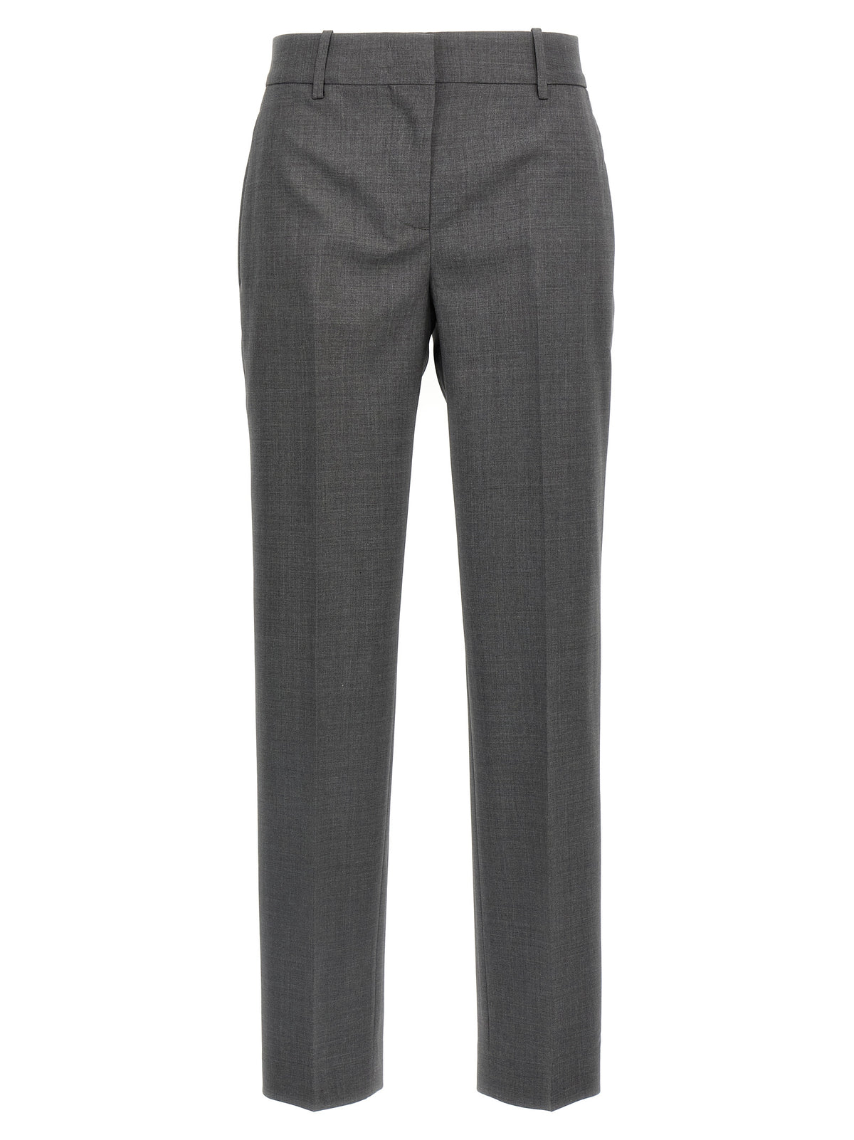 Ermanno Scervino Gray Virgin Wool Dress Pants