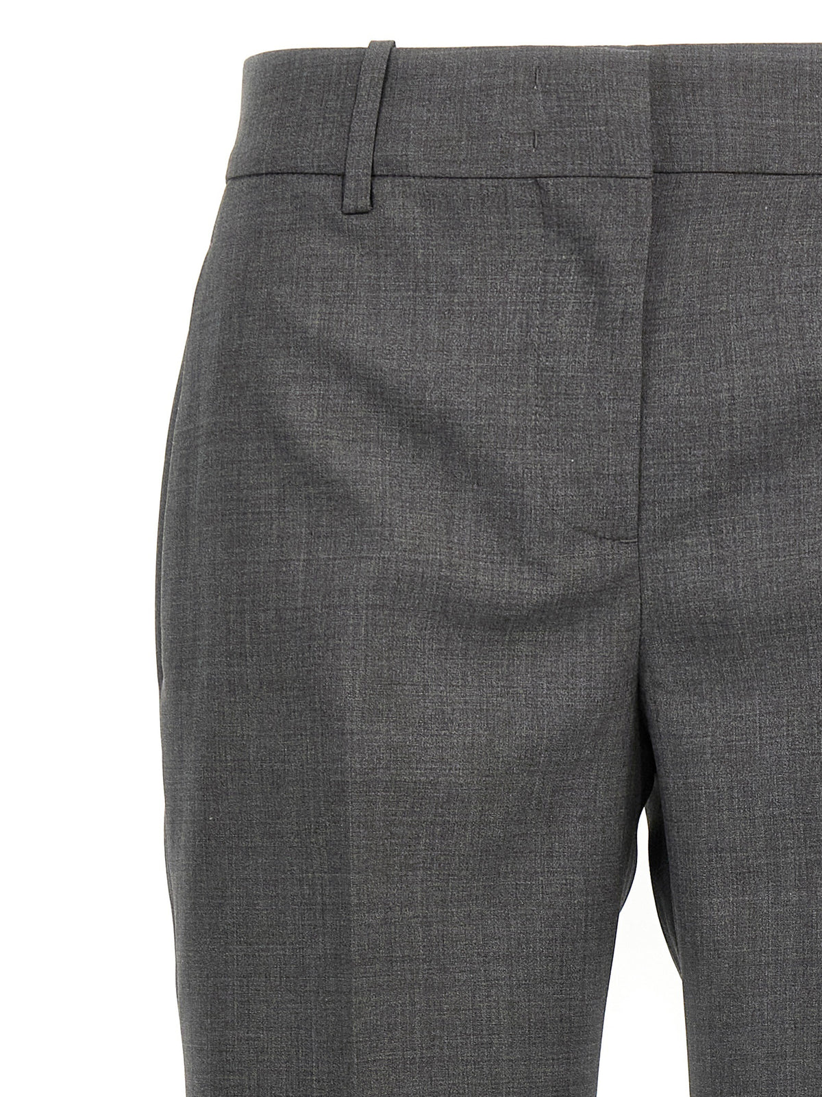 Ermanno Scervino Gray Virgin Wool Dress Pants