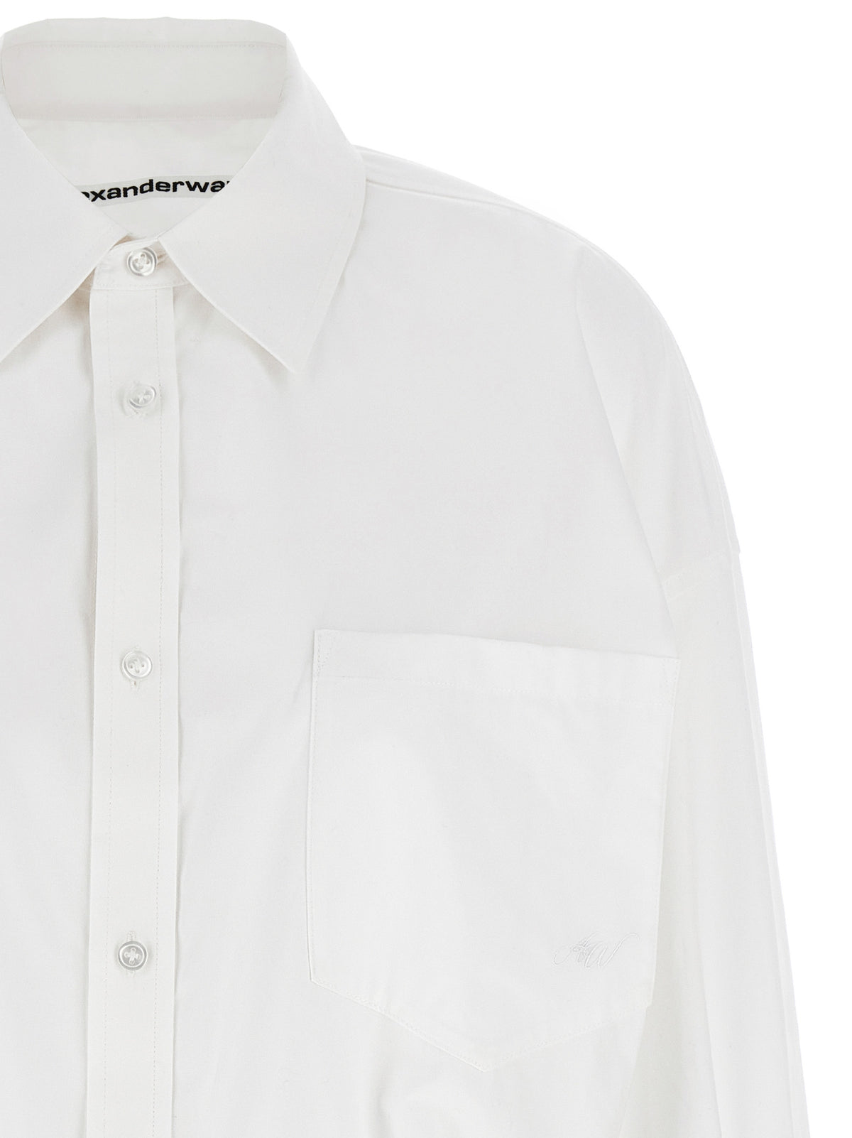 Robe courte en coton multicolore Alexander Wang