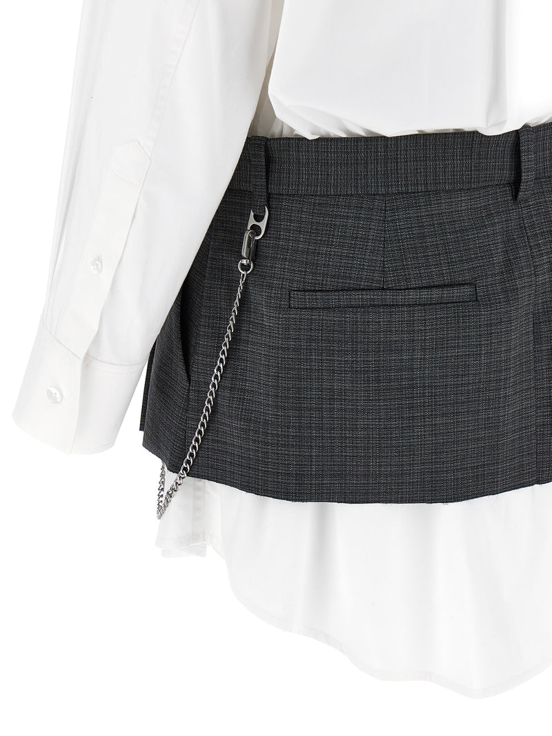 Alexander Wang Multicolor Cotton Short Dress