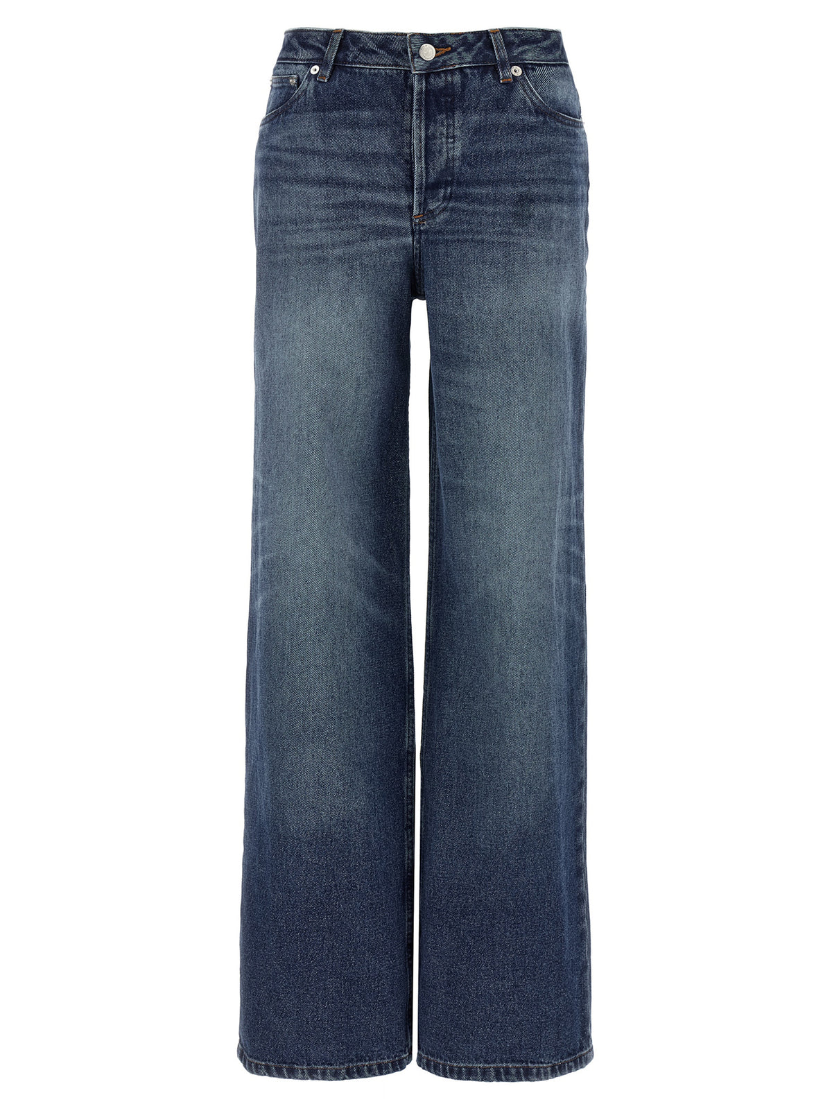 A.P.C. Blue Cotton Jeans Denim