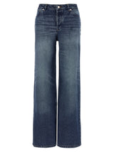 A.P.C. Blue Cotton Jeans Denim