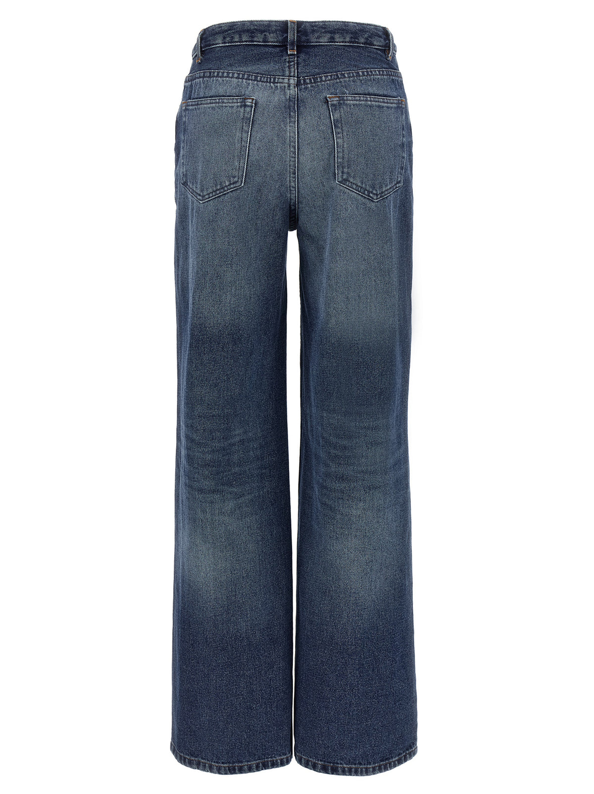 A.P.C. Blue Cotton Jeans Denim